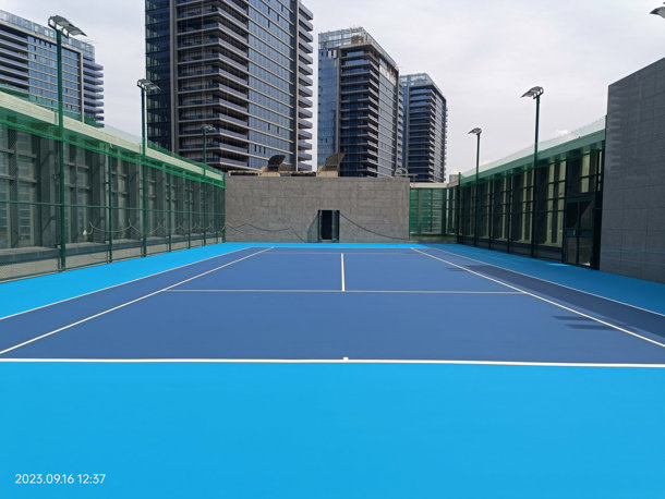 烟台天马相城网球场案例展示的图片